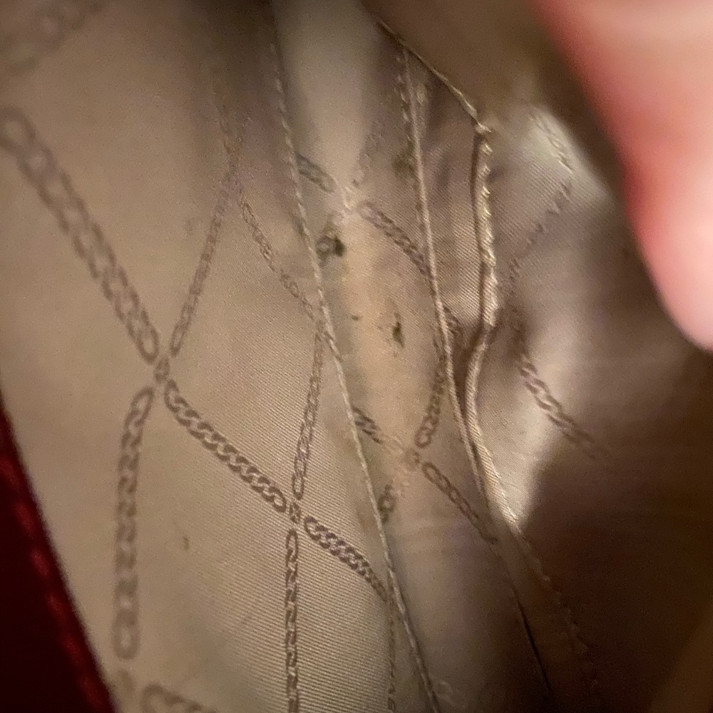 Michael Kors Burgundy Clutch with Chain - Picture 9 of 10